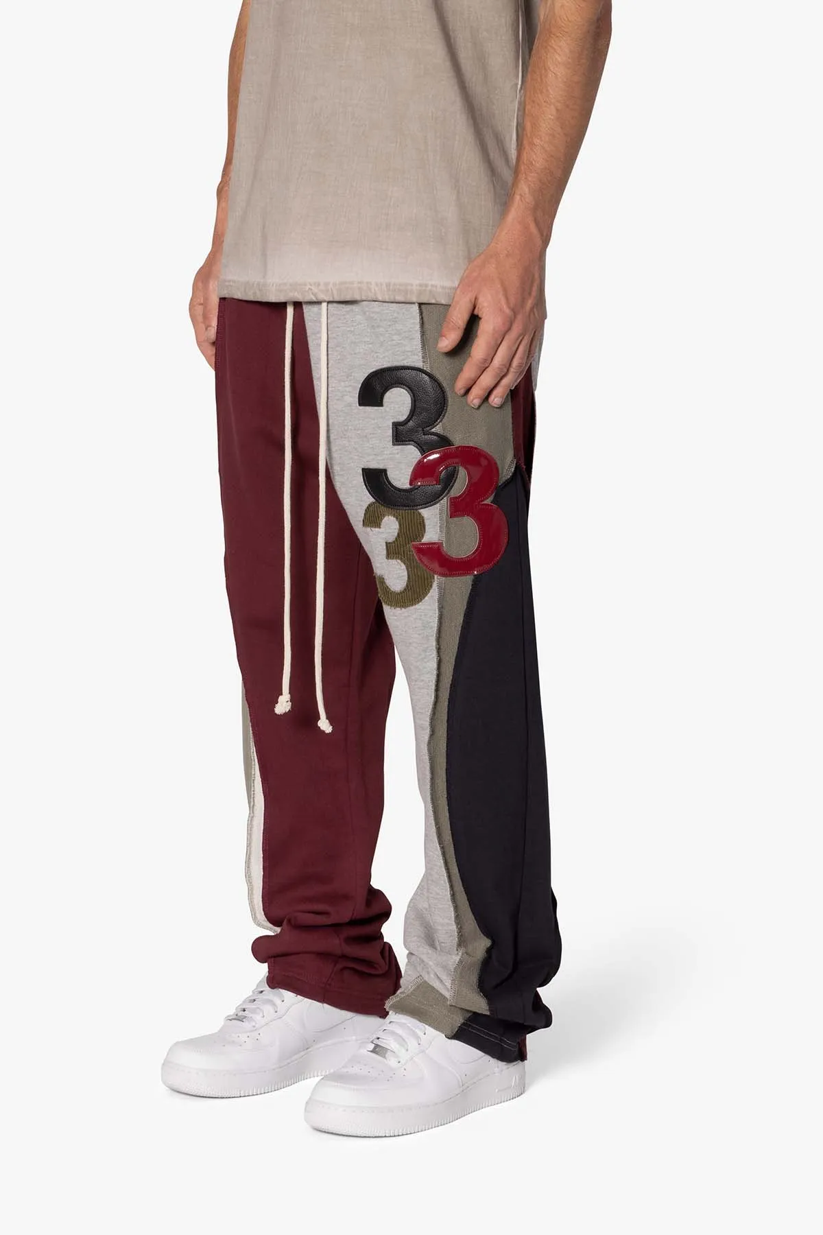 3 Color Block Sweatpants - Multi