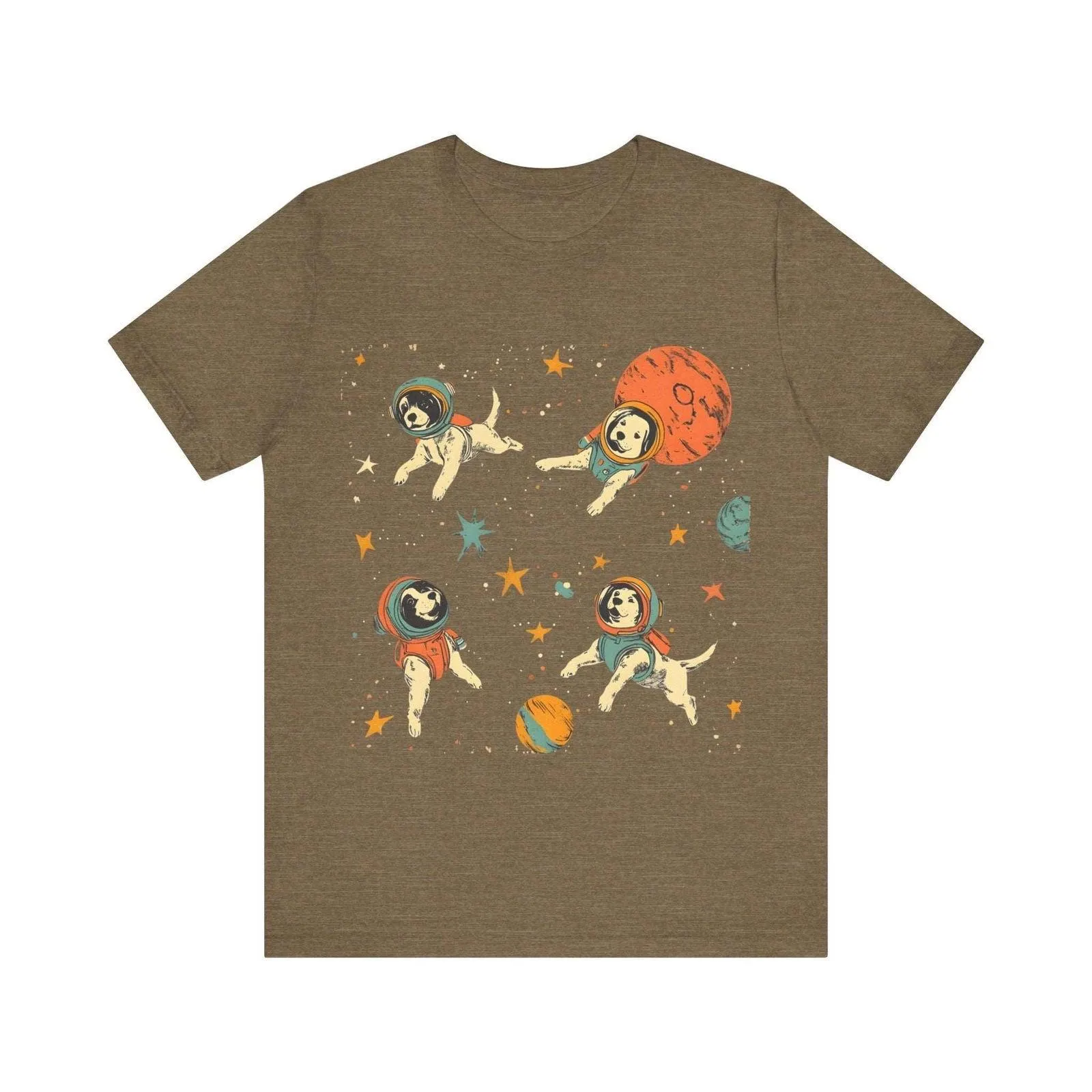 Alien Cosmic Pups Adventure T Shirt