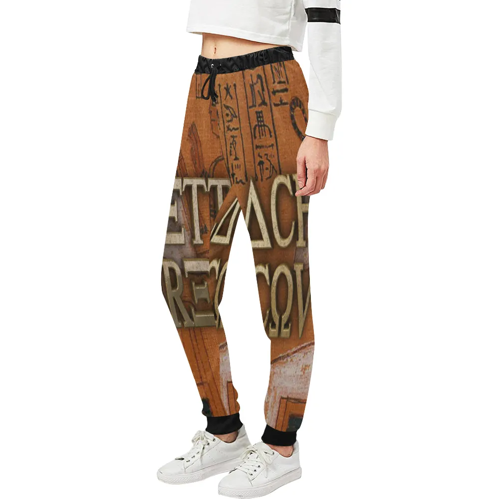 AUSAR Women's All Over Print Sweatpants