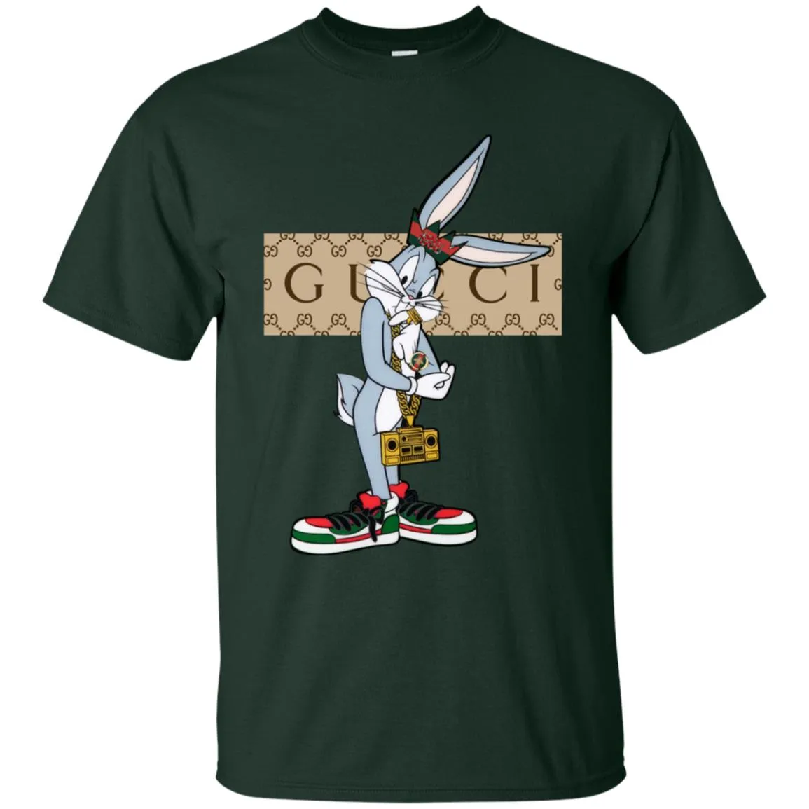 Best Gucci Rabbit T-shirt Men Cotton T-Shirt