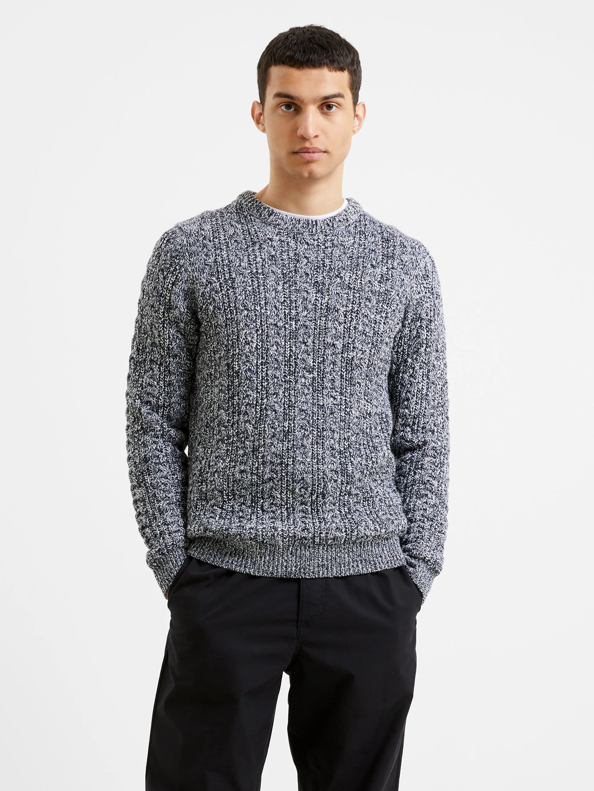 Cable Knit Crew Neck Jumper