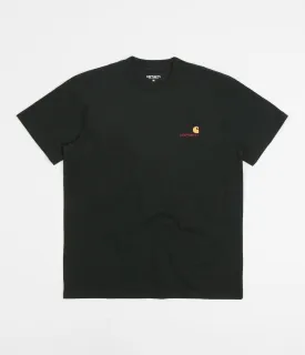 Carhartt American Script T-Shirt - Dark Cedar