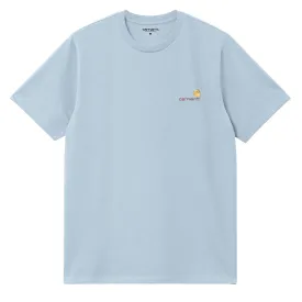 Carhartt WIP American Script T-Shirt Frosted Blue