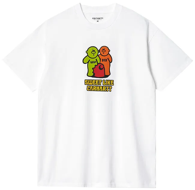 Carhartt WIP Mens Gummy T Shirt White