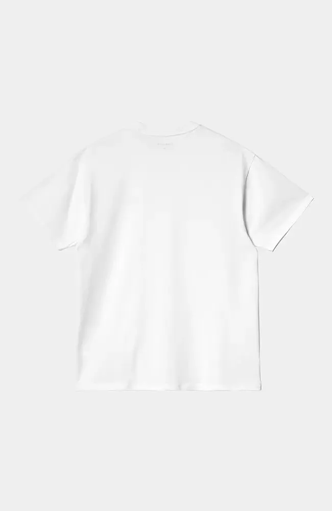 CARHARTT WIP S/S Script Embroidery T-Shirt White Black