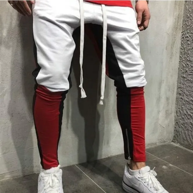 Color Block Patchwork Sweatpants