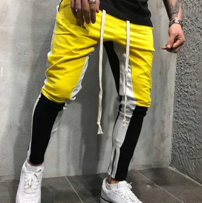 Color Block Patchwork Sweatpants