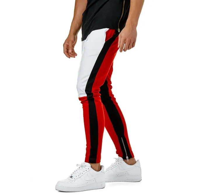 Color Block Patchwork Sweatpants