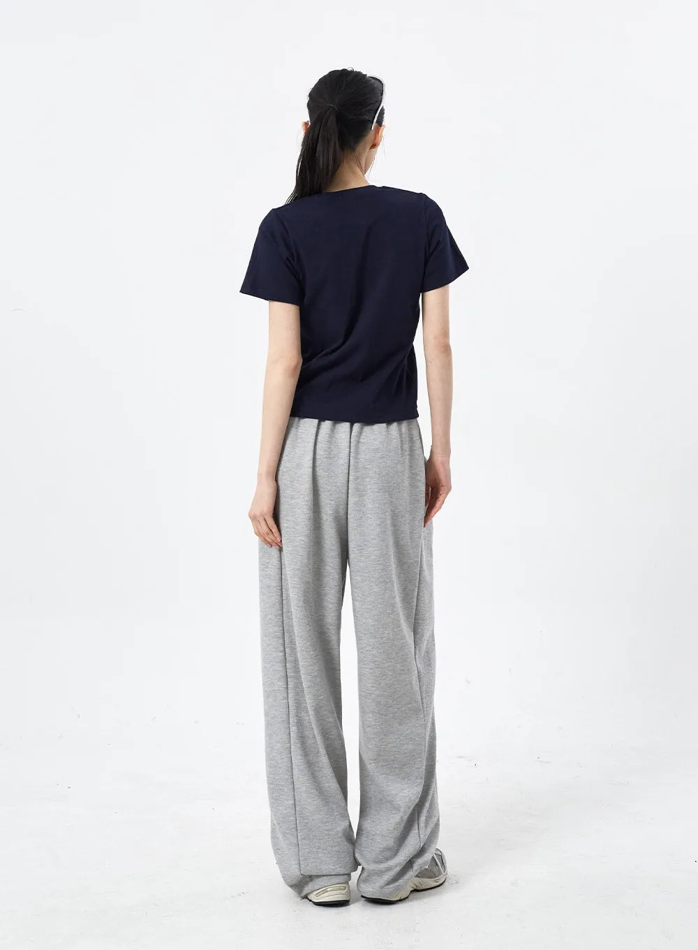 Color Wide Leg Sweatpants CM310