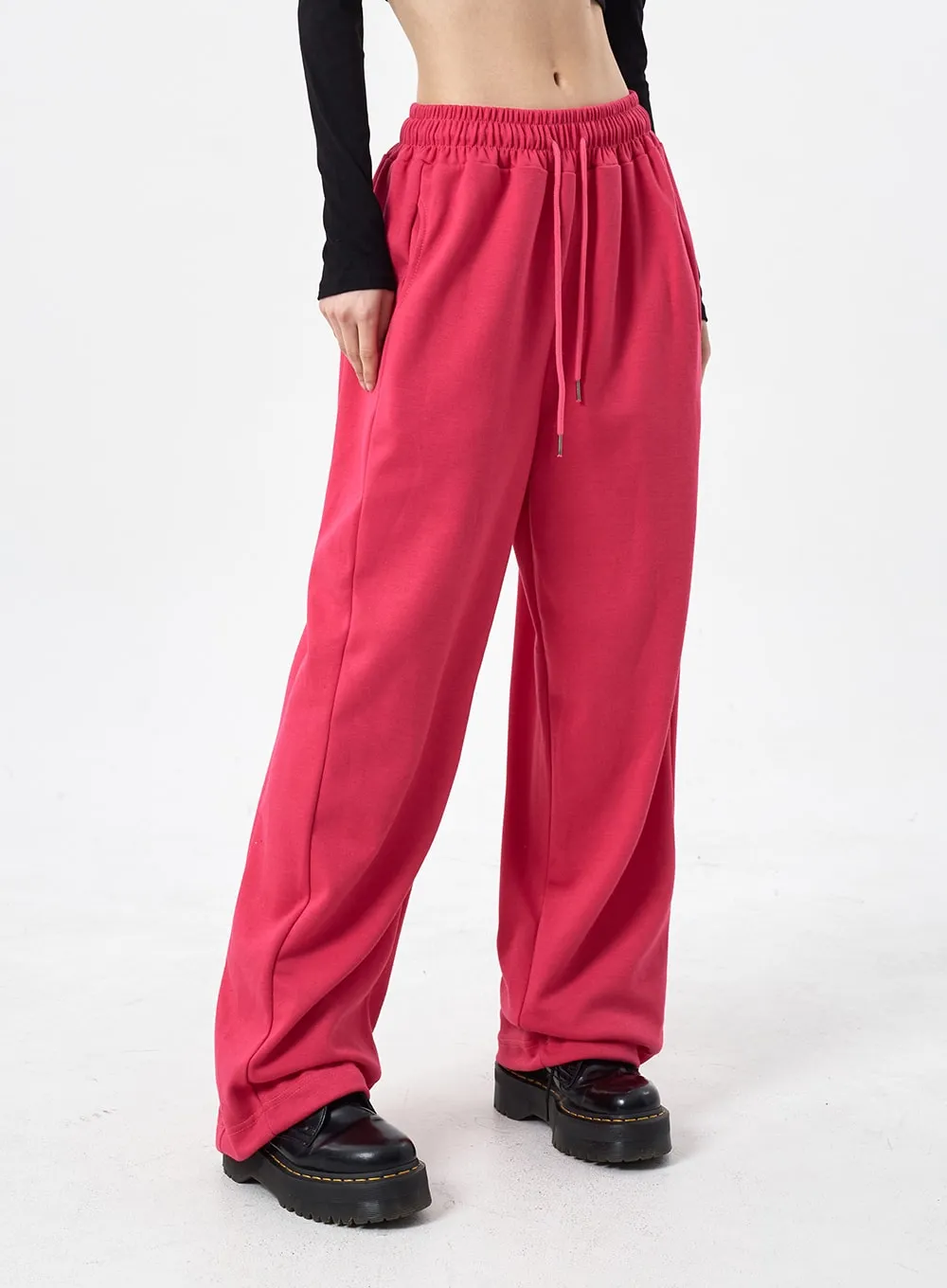 Color Wide Leg Sweatpants CM310