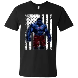 Giants Hulk Buffalo Bills Nfl T-shirt Men V-Neck T-Shirt