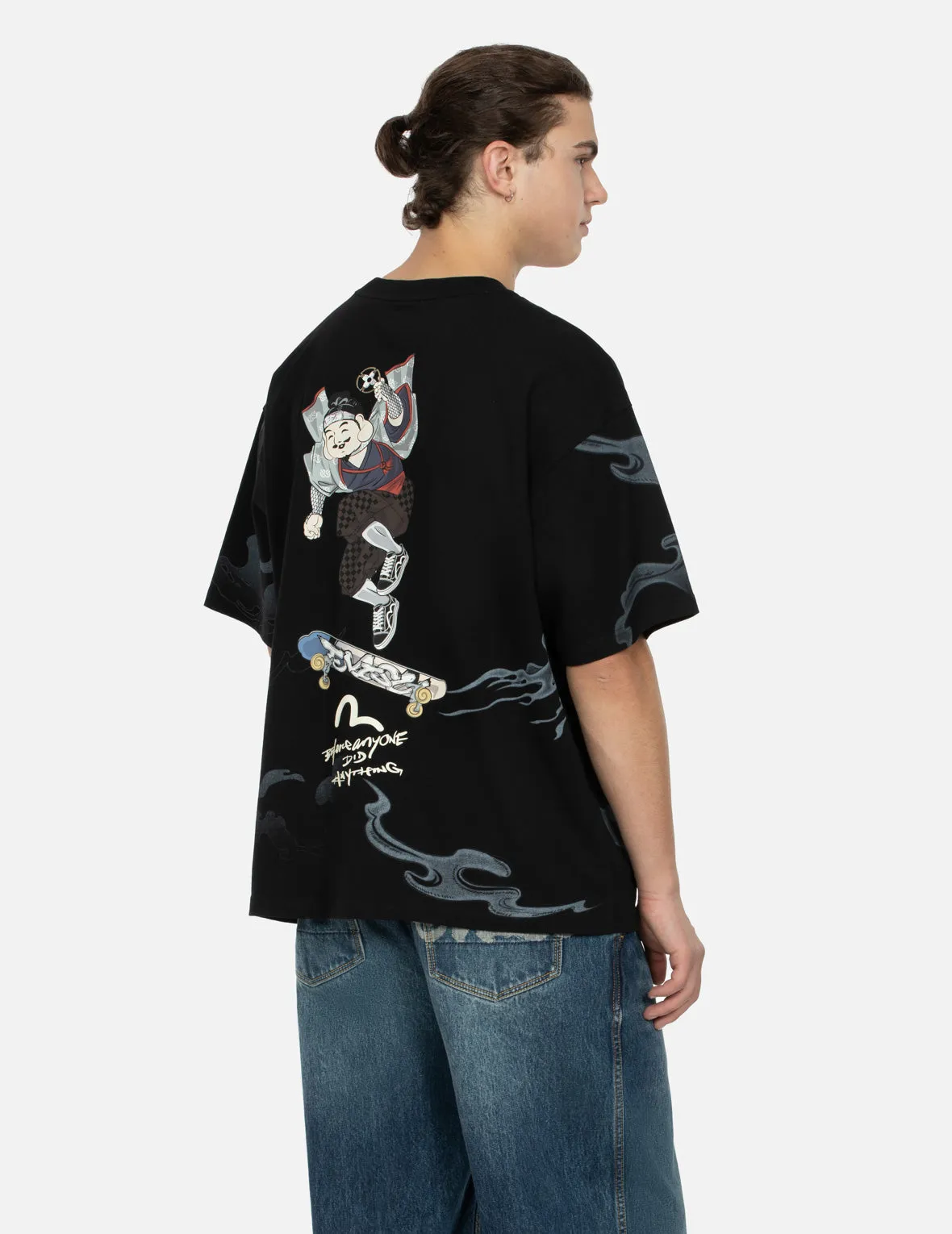 Godhead Ninja Print Loose Fit T-shirt