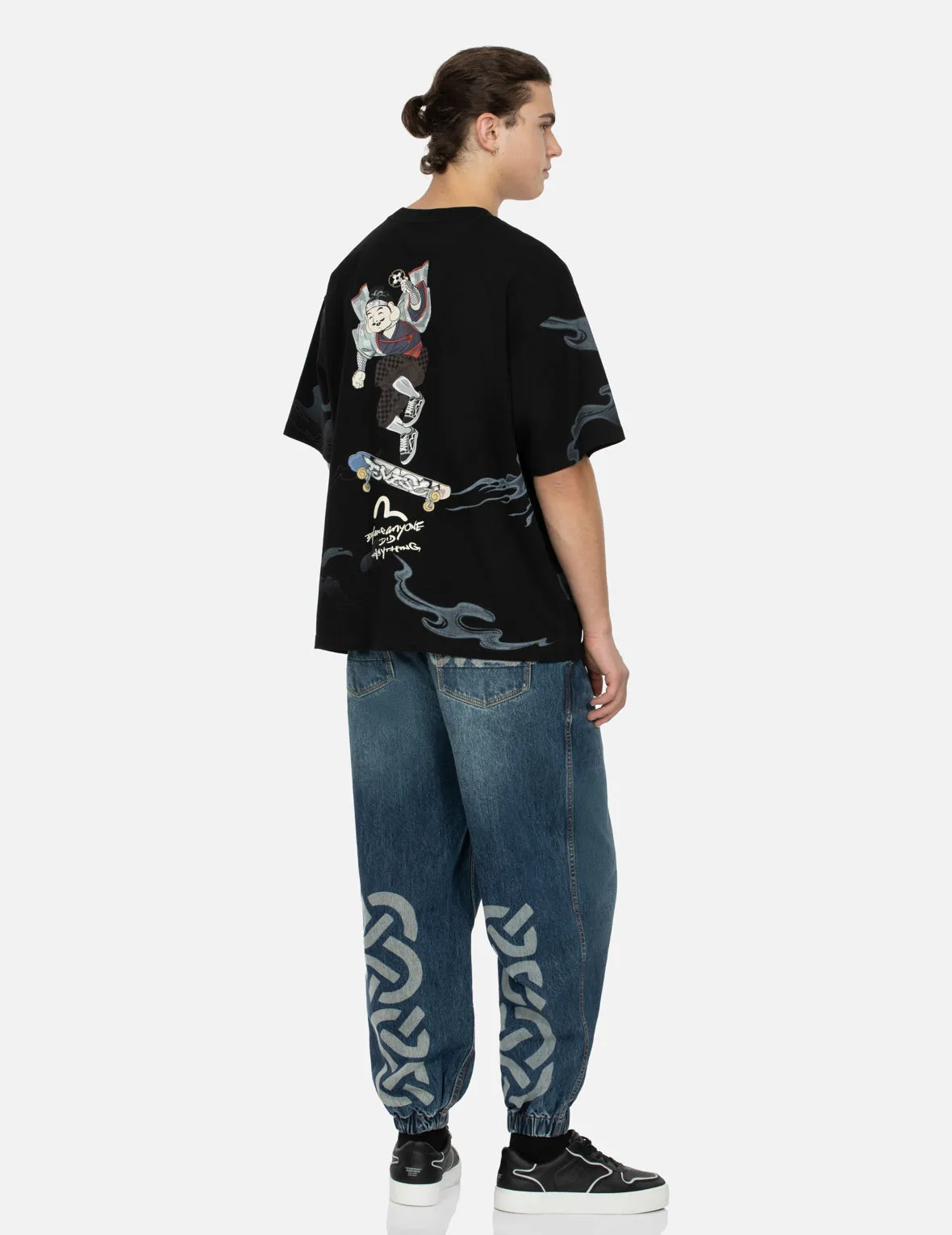 Godhead Ninja Print Loose Fit T-shirt