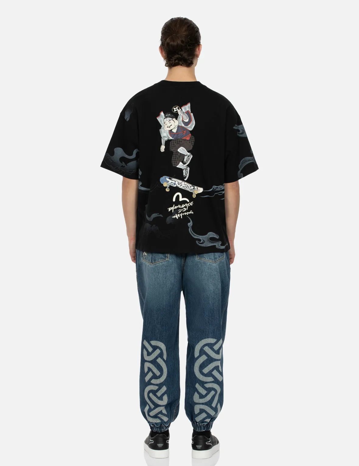 Godhead Ninja Print Loose Fit T-shirt