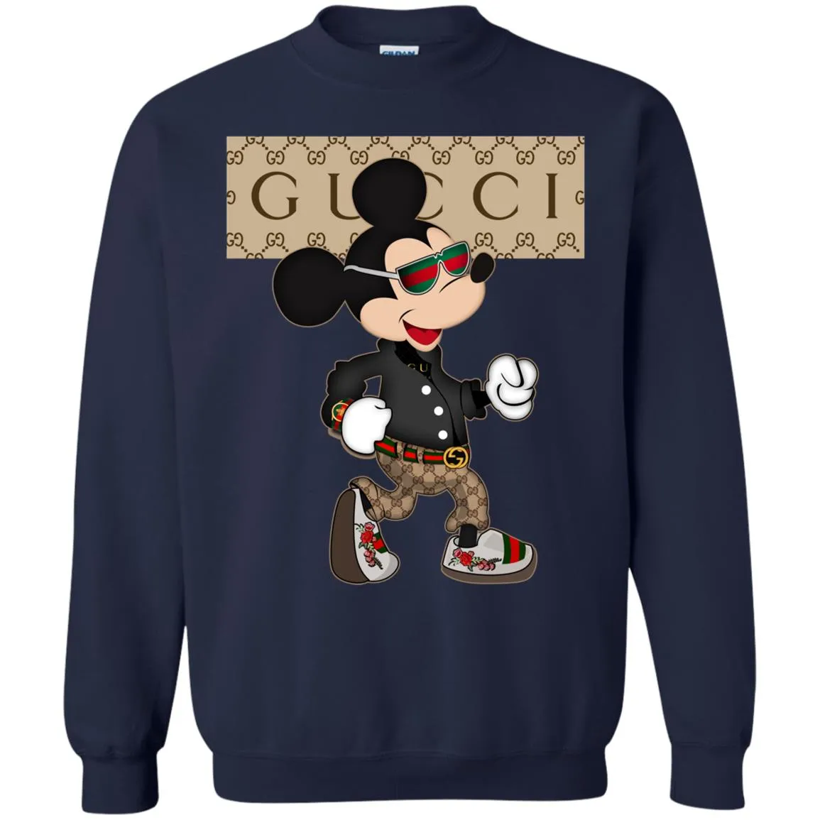 Gucci Shirt Mickey Mouse T-shirt Crewneck Pullover Sweatshirt