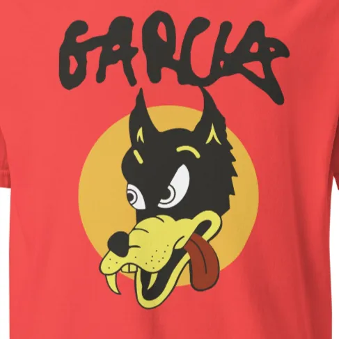 Jerry Garcia | 100% Cotton Pigment Dye | Garcia Dire Wolf Red