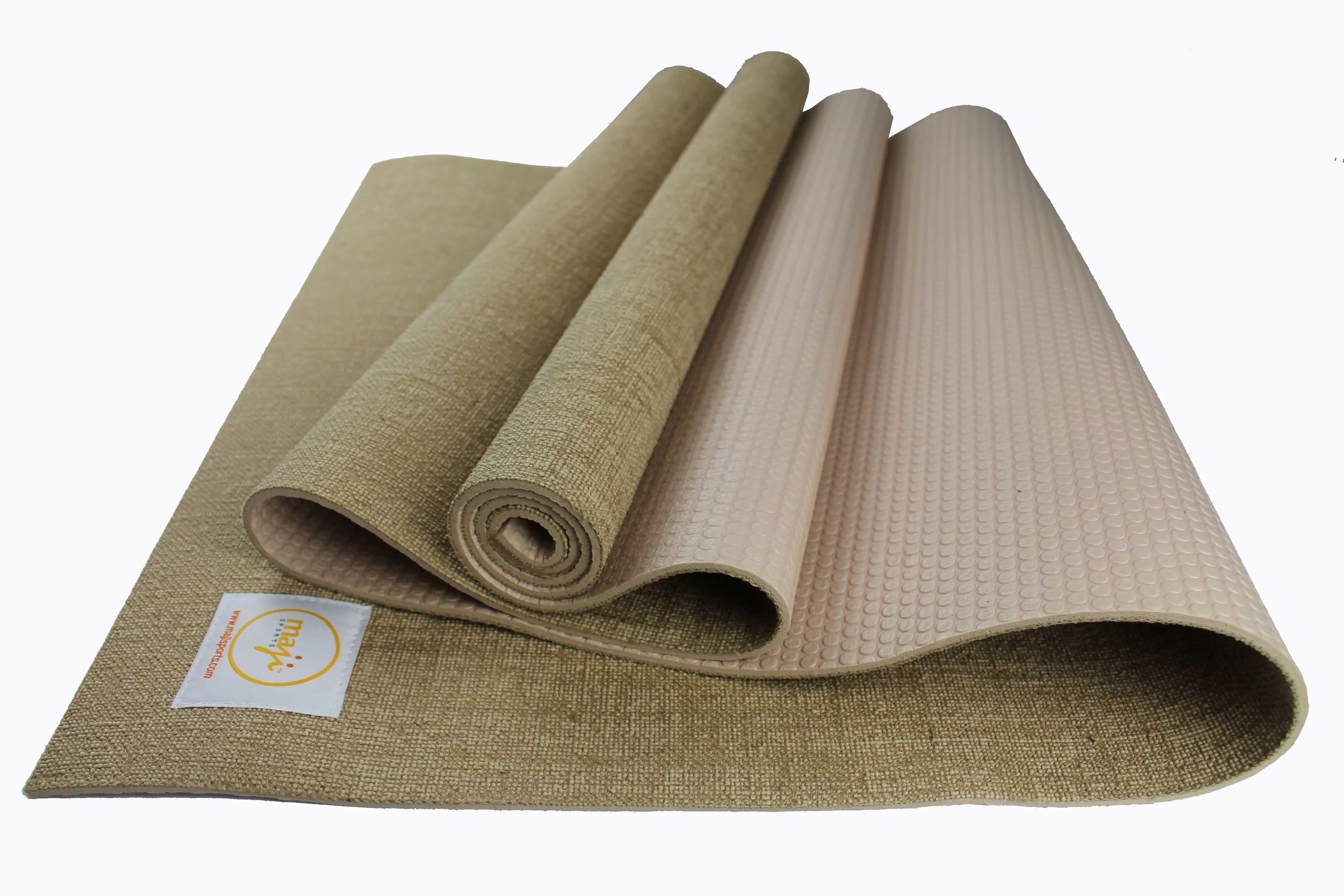 Jute Premium ECO Fitness, pilates, Yoga Mat   Fitness Bundle