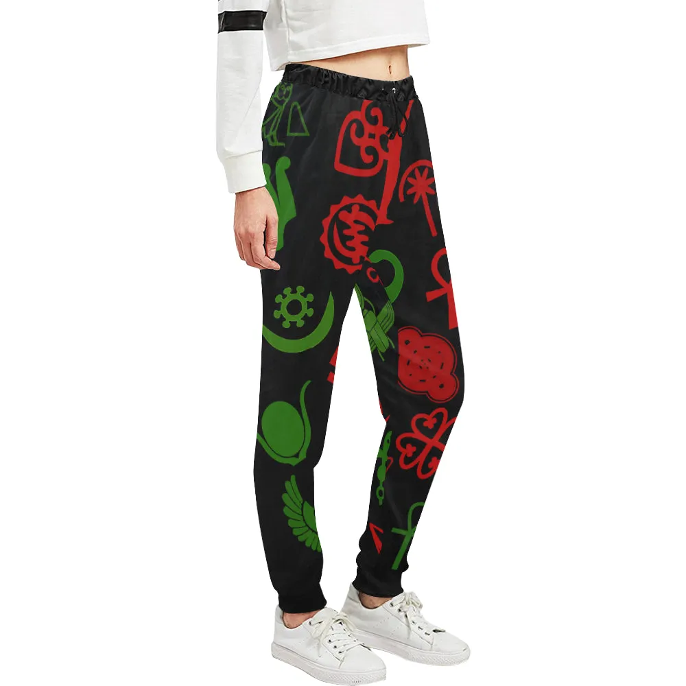 KMT WORLD Women's All Over Print Sweatpants