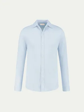 Light Blue Linen Bayside Shirt