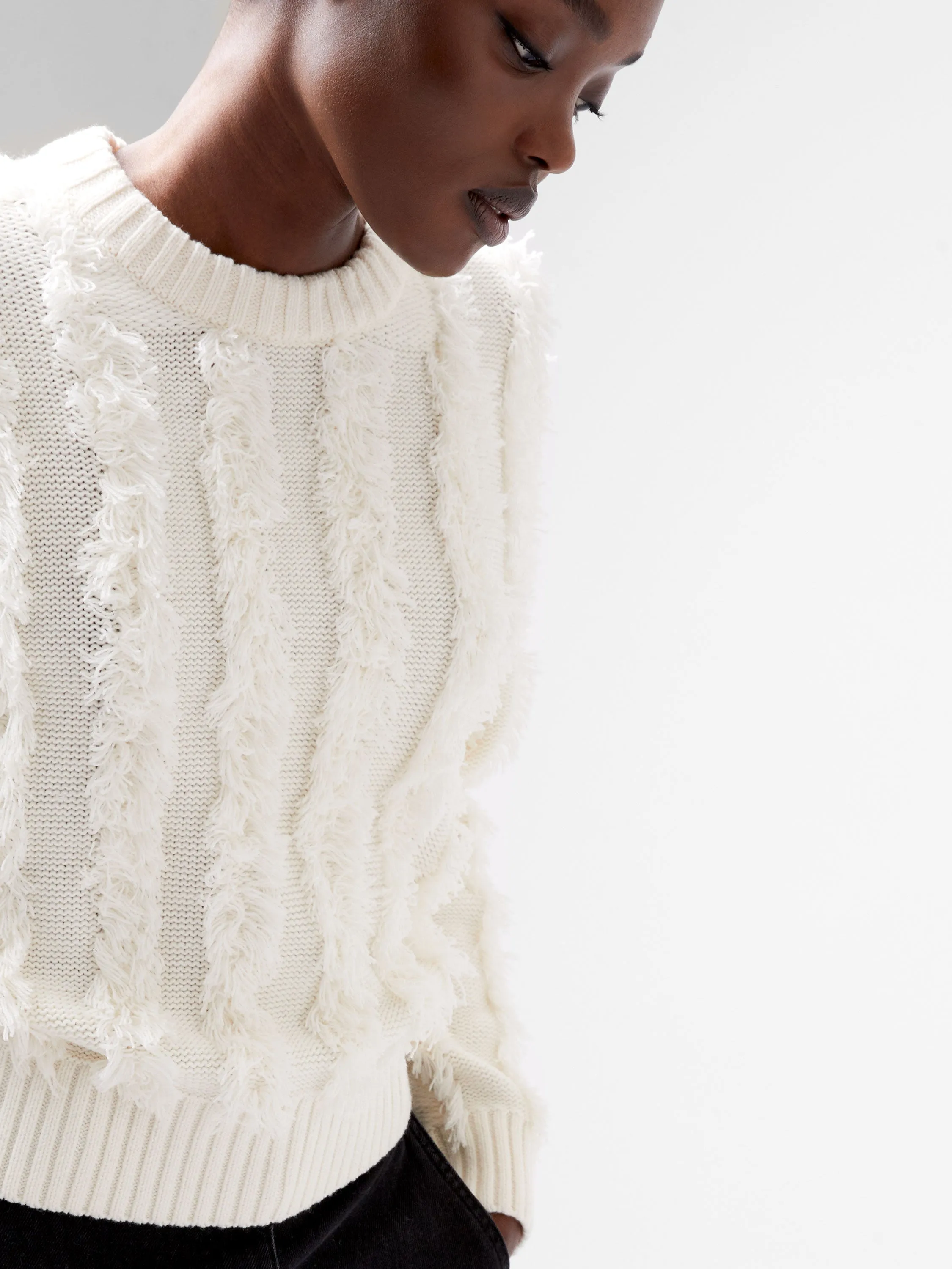 Malika Fringed Jumper