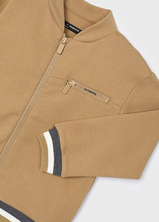 Mayoral Boys Beige Zip Jacket