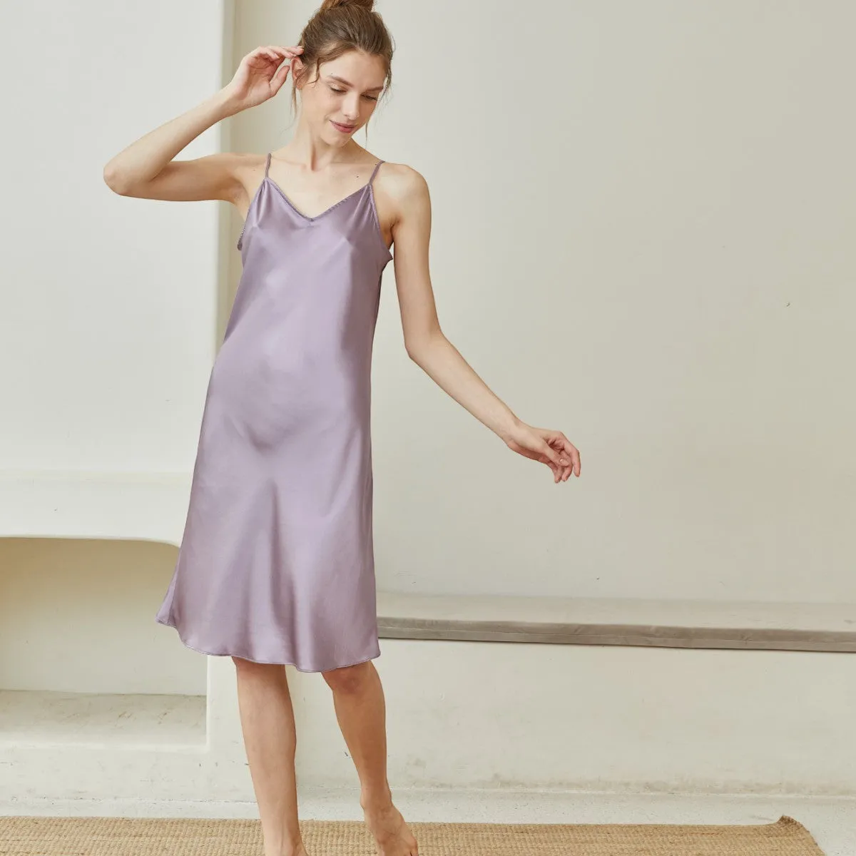 Mulberry Silk Short Sleep Dress