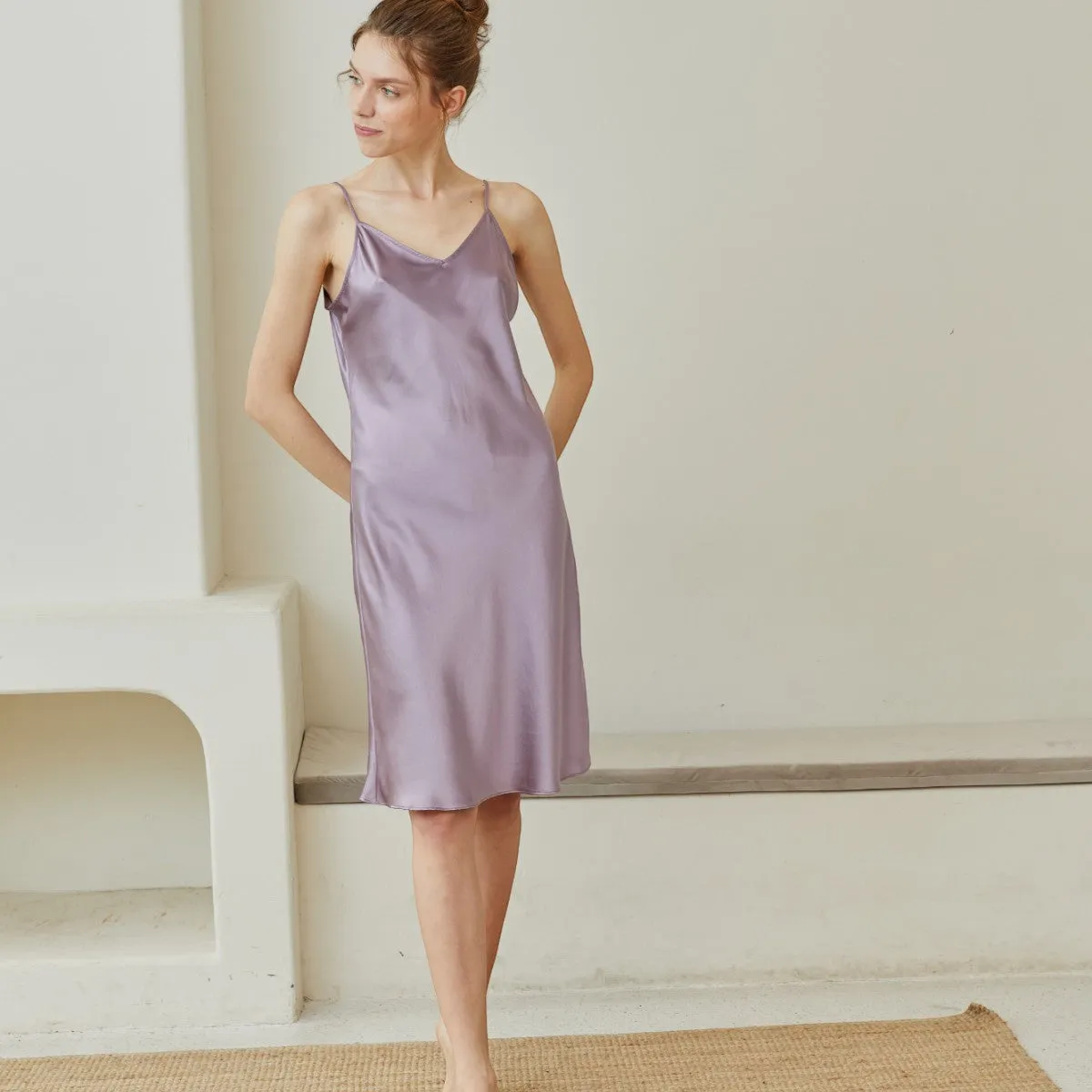 Mulberry Silk Short Sleep Dress