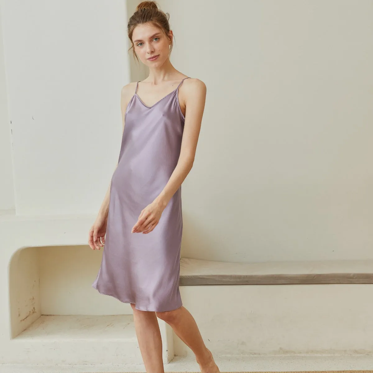 Mulberry Silk Short Sleep Dress