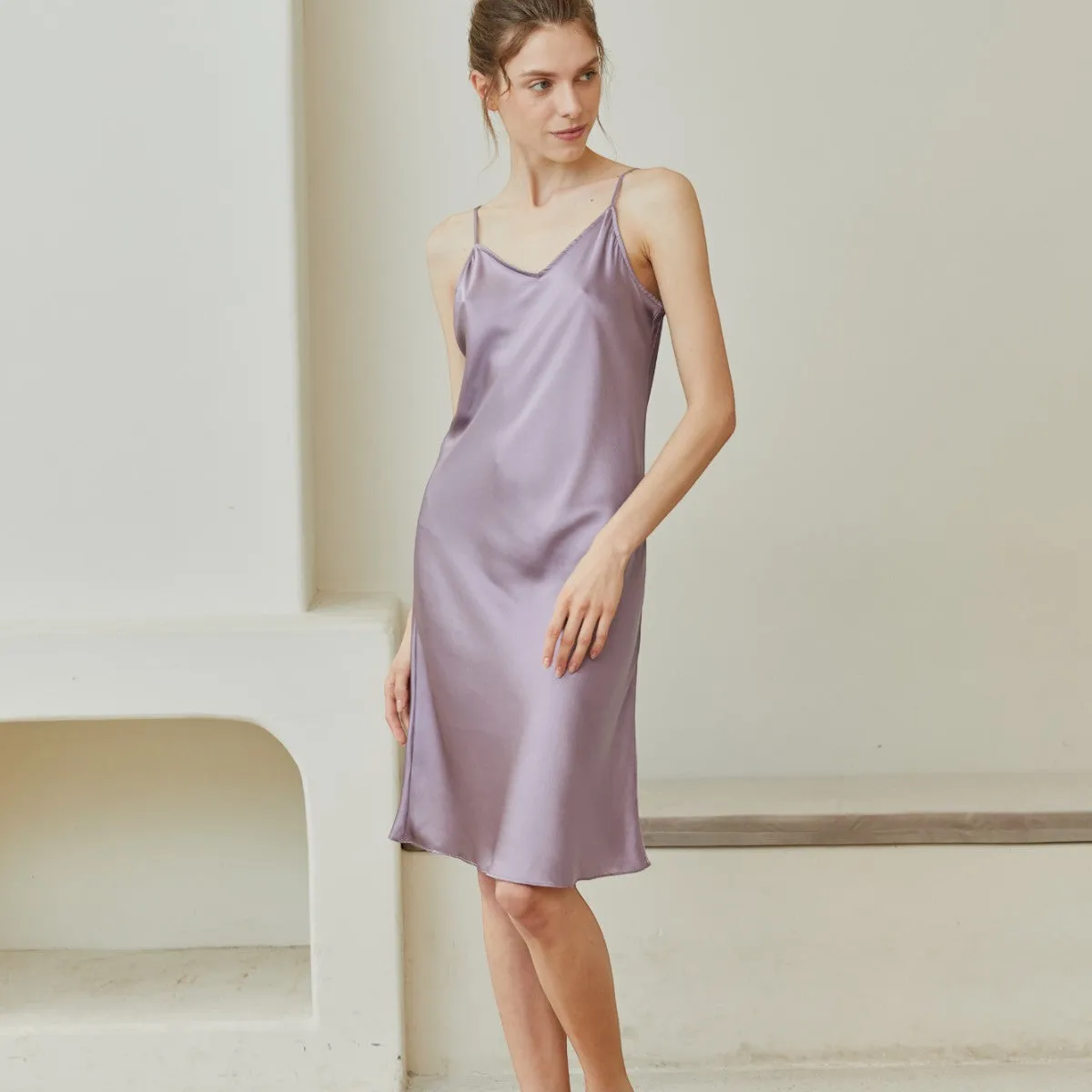 Mulberry Silk Short Sleep Dress