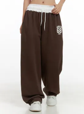 Multi-Color Wide Fit Sweatpants CO402