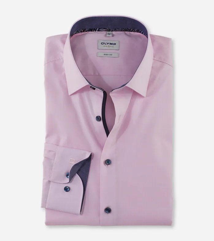 OLYMP - Level Five, Business Shirt, Body Fit, New York Kent, Light Rosé