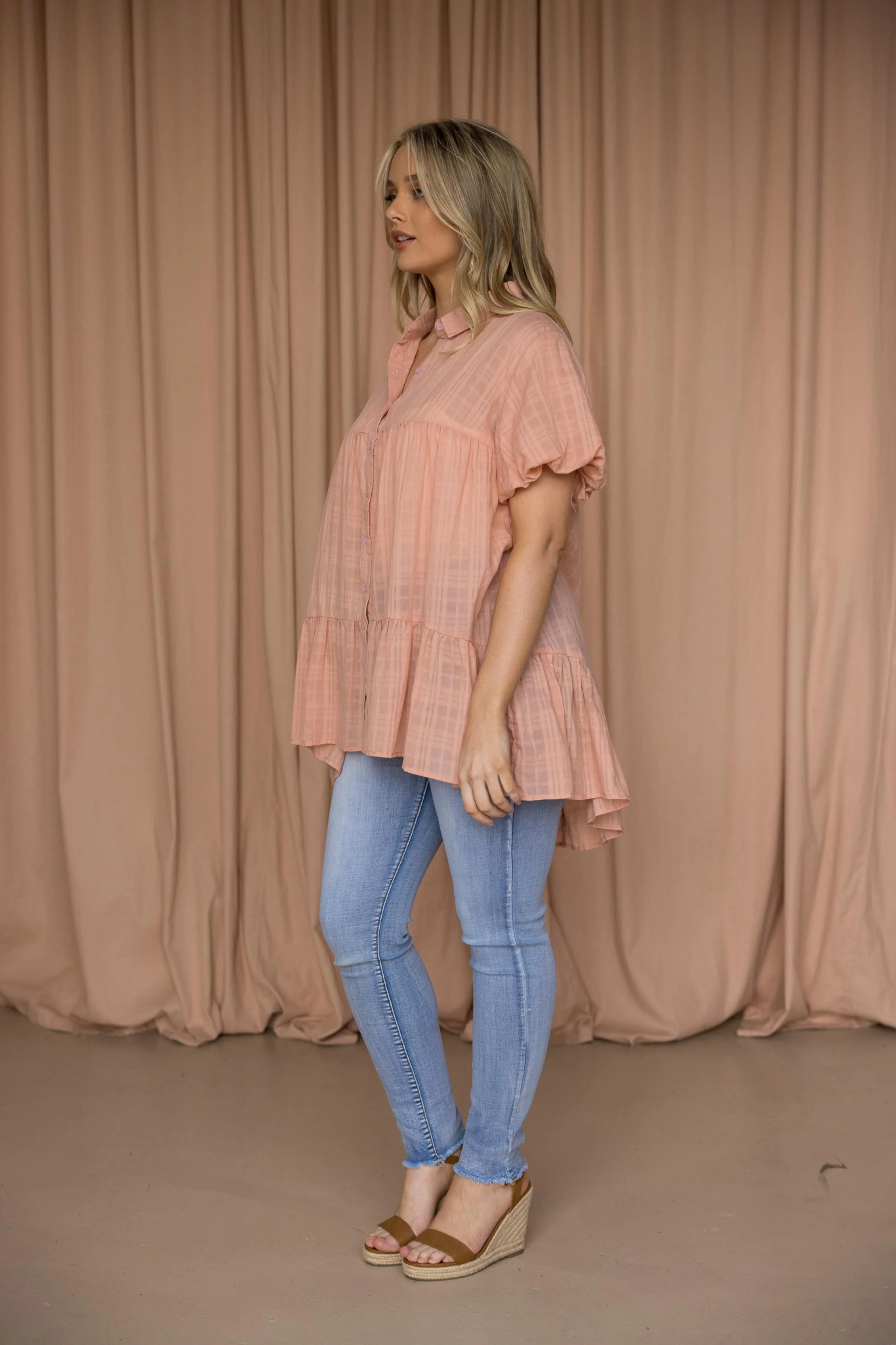 Petra Top | Coral | FINAL SALE