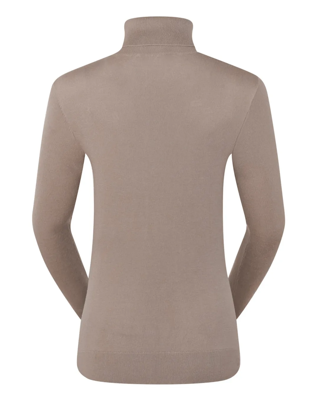 PURE GOLF Simone Roll Neck Jumper 505 Cappuccino