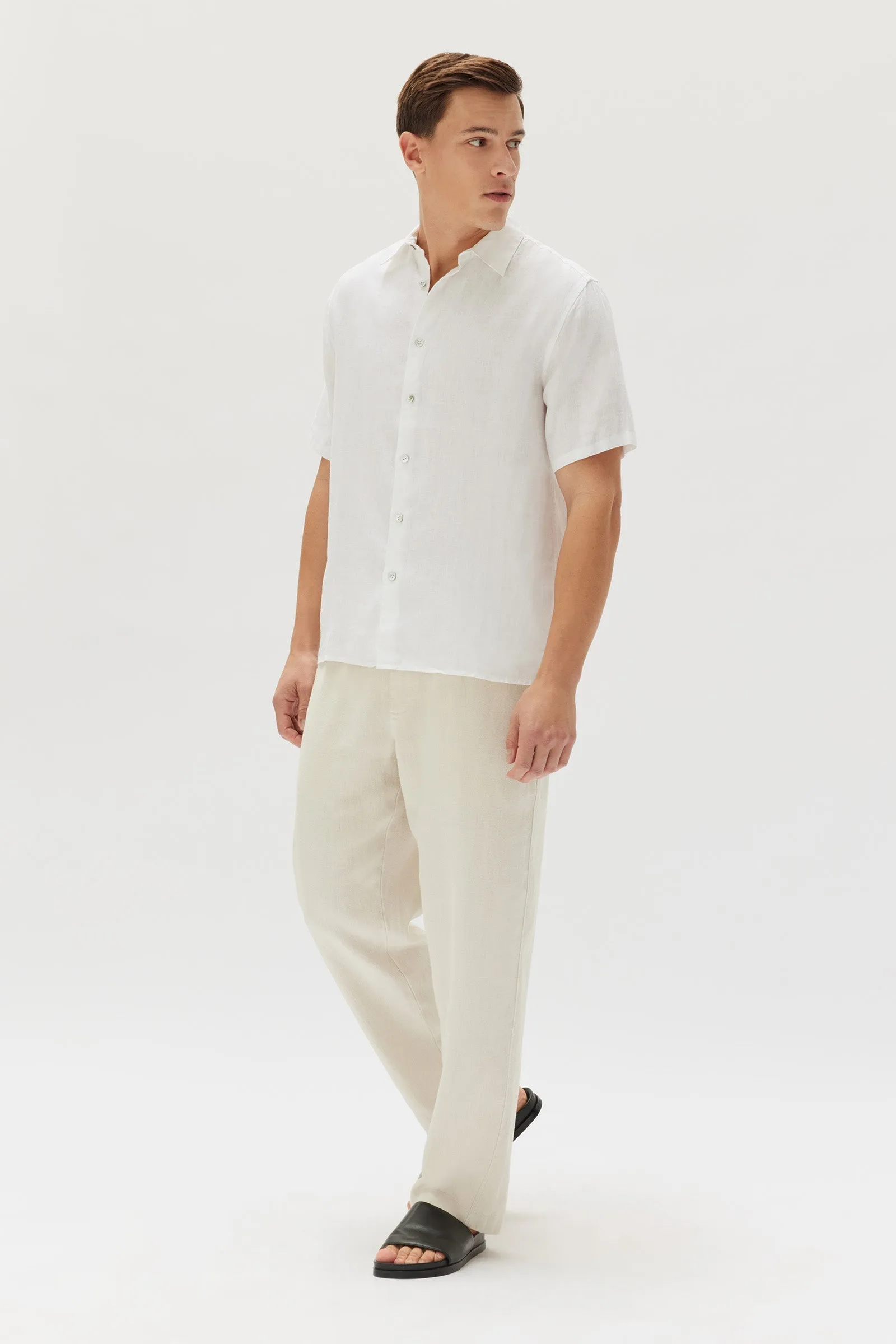 Short Sleeve Linen Shirt