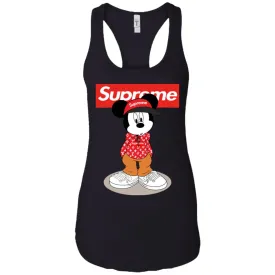 Supreme Mickey Mouse T-shirt Women Tank Top