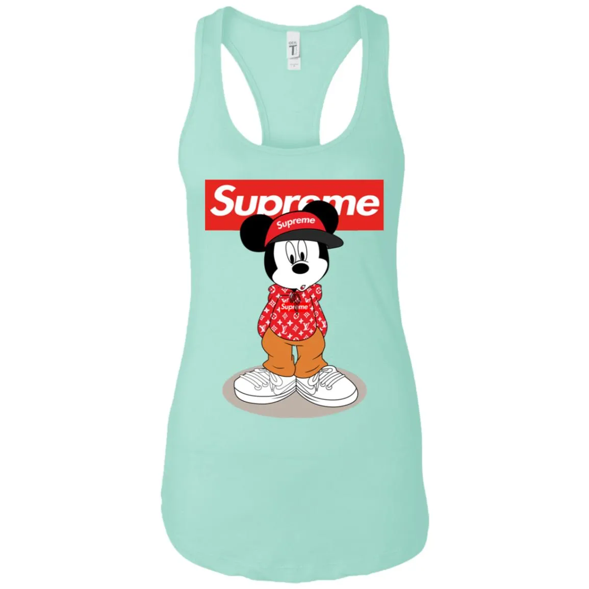 Supreme Mickey Mouse T-shirt Women Tank Top