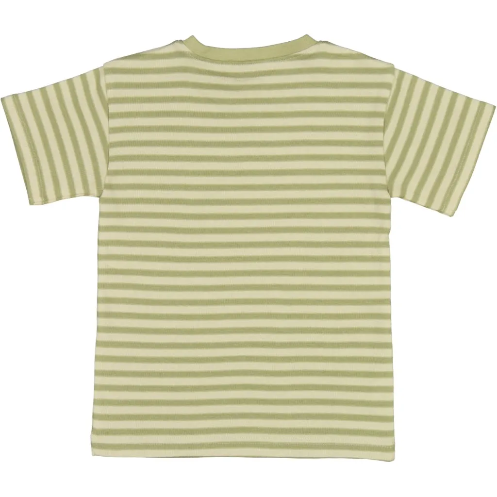 T-Shirt Fabian - green stripe