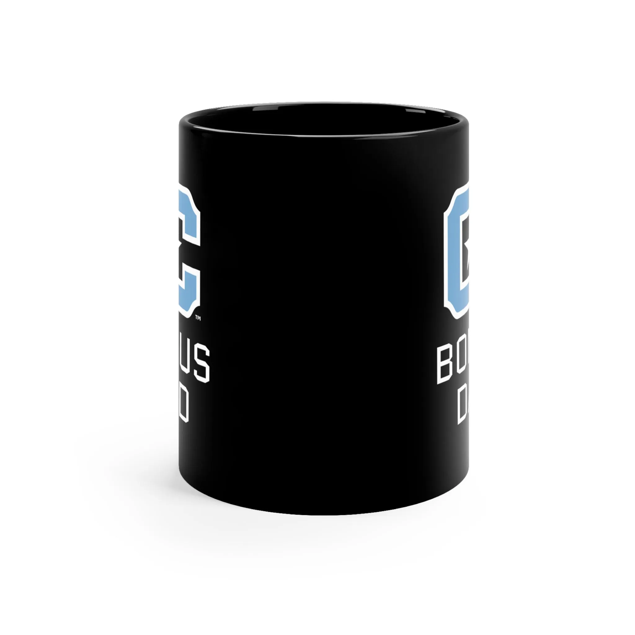 The Citadel Block C Logo, Sports Bonus Dad, Black Mug, 11oz