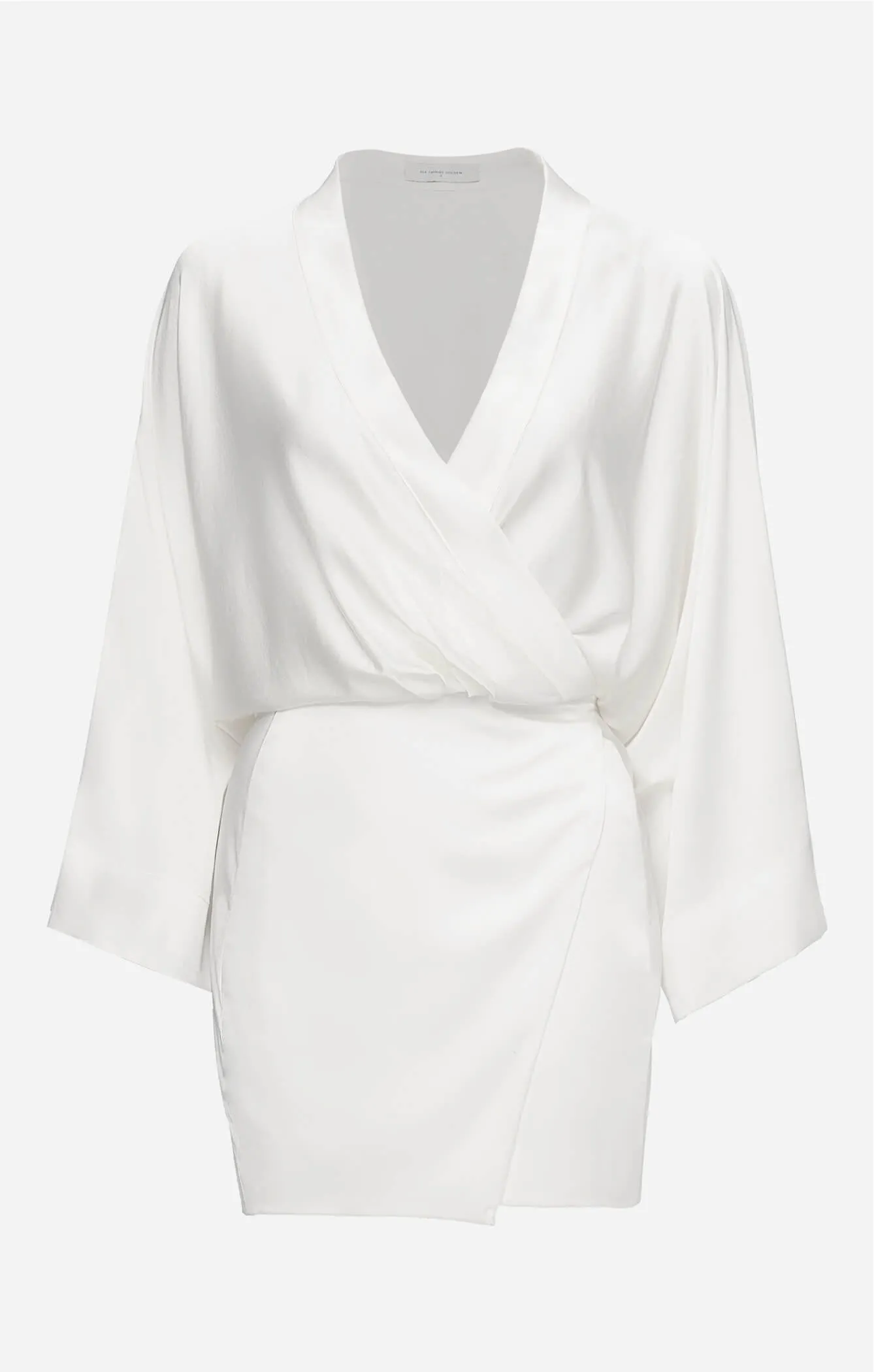 THE SILK KIMONO DRESS - WHITE