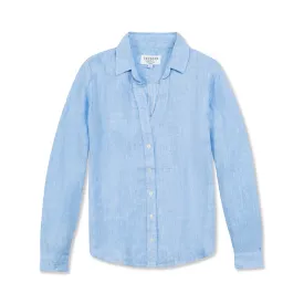 Twig Linen Shirt - Blue Chambray